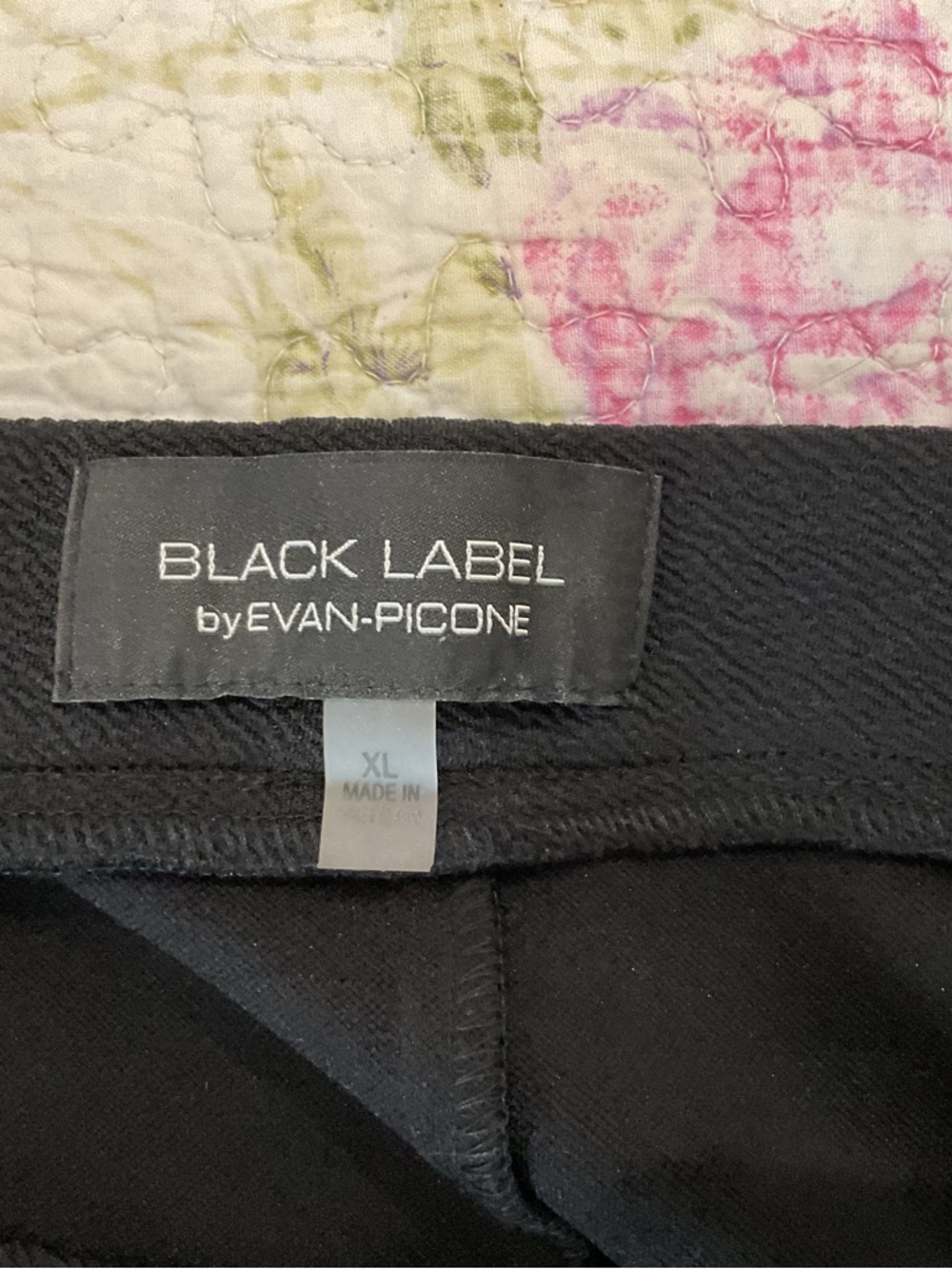 Evan Picone Black A-Line Midi Skirt - Picture 2 of 5